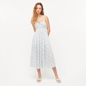 J. Crew Smocked-waist dress in Liberty Rose floral Size 6 NWT